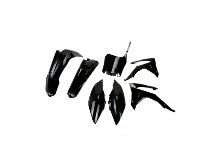 Kit complet plastice UFO HONDA CRF 450R 13-16, CRF 250R 14-17 culoare Negru (HO116E001) | HOKIT116001