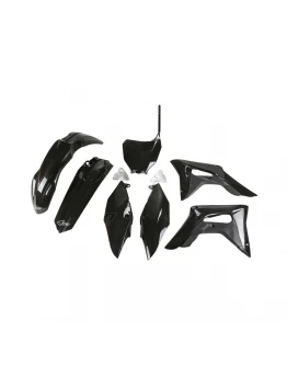 Kit complet plastice UFO HONDA CRF 250R '18-'21, CRF 450R '17-'20 culoare Negru(HO119E001)