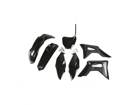 Kit complet plastice UFO HONDA CRF 250R 18-21, CRF 450R 17-20 culoare Negru(HO119E001) | HOKIT119001