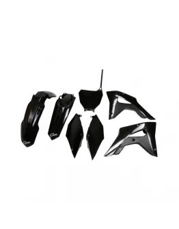 Kit complet plastice UFO HONDA CRF 250RX '19-21, CRF 450RX '17-20, culoare Negru (HO120E001)