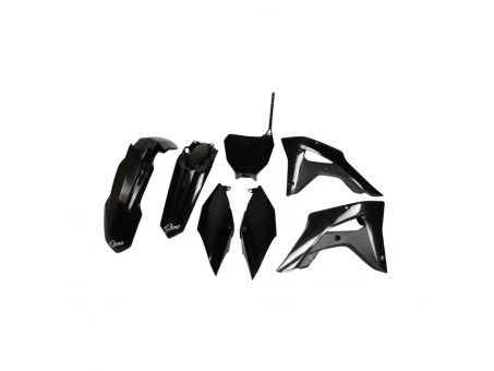 Kit complet plastice UFO HONDA CRF 250RX 19-21, CRF 450RX 17-20, culoare Negru (HO120E001) | HOKIT120001