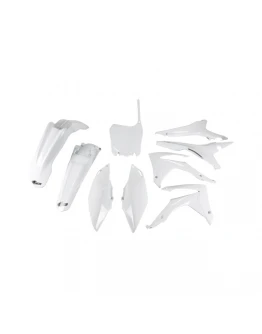 Kit complet plastice UFO HONDA CRF 250R 14-17, CRF 450R 13-16 culoare Alb (HO121E041)