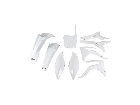 Kit complet plastice UFO HONDA CRF 250R 14-17, CRF 450R 13-16 culoare Alb | HOKIT122041
