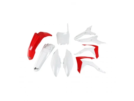 Kit complet plastice UFO HONDA CRF 250R 14-17, CRF 450R 13-16 culoare OEM (Rosu/Alb) | HOKIT122999