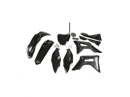 Kit complet plastice UFO HONDA CRF 250R 18-21, CRF 450R 17-20 culoare Negru (HO123E001) | HOKIT123001