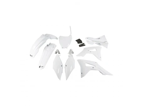 Kit complet plastice UFO HONDA CRF 250R 18-21, CRF 450R 17-20 culoare Alb (HO123E041) | HOKIT123041