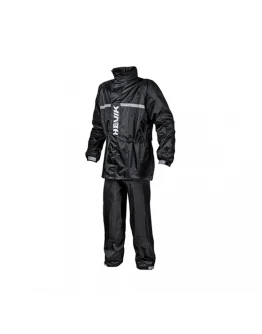 Costum moto ploaie (geaca+pantaloni) Kappa Hevik Dry Light - Negru
