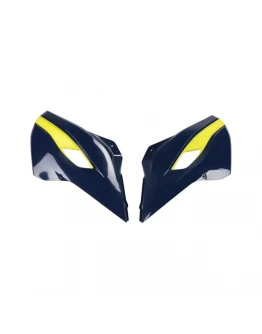 Protectie radiator UFO HUSQVARNA TC/TE 125, FC/TX/TE/FE 250, TC/TE/TX 300, FC/FE 350, FC/FE 450, FE 501 '14-16, TC 250 '16, culoare Albastru/Galben