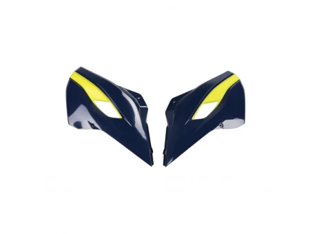 Protectie radiator UFO HUSQVARNA TC/TE 125, FC/TX/TE/FE 250, TC/TE/TX 300, FC/FE 350, FC/FE 450, FE 501 14-16, TC 250 16, culoare Albastru/Galben | HU03353087