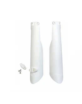 Protectie suspensie fata UFO HUSQVARNA TC/FC 125/250/300/310/350/450 '15-18, TE/TX/ 125/250/300/310, FE 250/350/450/501 '16-18 culoare Alb 2020