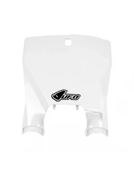 Placa numar start UFO HUSQVARNA TC 125 16-20, TC 250 17-20, TC 300 16-18, FC 250/350/450 16-20 culoare Alb