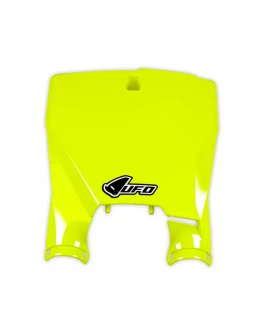 Placa numar start UFO HUSQVARNA TC 125 16-20, TC 250 17-20, TC 300 16-18, FC 250/350/450 16-20 culoare Galben Fluo