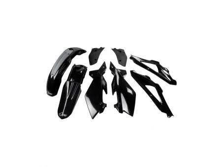 Kit complet plastice UFO HUSQVARNA CR 125/250 2T 06-08 culoare Negru | HUKIT603001