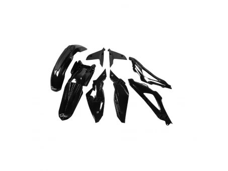 Kit complet plastice UFO HUSQVARNA TC 4T 08-10 culoare Negru (HU607E001) | HUKIT607001