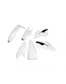 Kit complet plastice UFO HUSQVARNA TE/FE 125/250/300/350/450 '15-'16 culoare Alb (HU615E041)