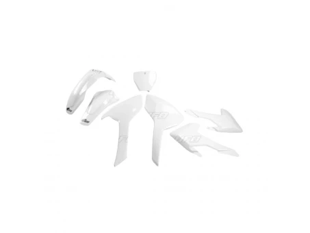 Kit complet plastice UFO HUSQVARNA TC/FC 125/250/300/350/450 16-18 (cu exceptia TC 250 16) culoare OEM 17 (Alb) (HU616E041) | HUKIT616041