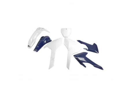 Kit complet plastice UFO HUSQVARNA TC/FC 125/250/300/350/450 16-18 (cu exceptia TC 250 16) culoare OEM 16 (Alb/Albastru) (HU616E999) | HUKIT616999