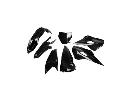 Kit complet plastice UFO HUSQVARNA TC 250 16, culoare Negru (HU617E001) | HUKIT617001