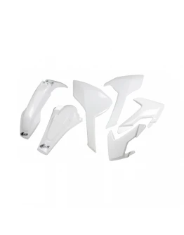 Kit complet plastice UFO HUSQVARNA TE/TX 125/250/300 '17-19, FE 250/350/450/501 '17-19 culoare OEM '19 (Alb) (HU618E999W)