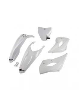 Kit complet plastice UFO HUSQVARNA TC 85 '14-'17 culoare OEM (Alb) (HU619E999)