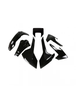 Kit complet plastice UFO HUSQVARNA TX/TE/FE '17-'19 Z culoare Negru (HU621E001)