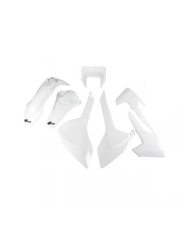 Kit complet plastice UFO HUSQVARNA TX/TE/FE '17-'19 Z culoare Alb (HU621E041)