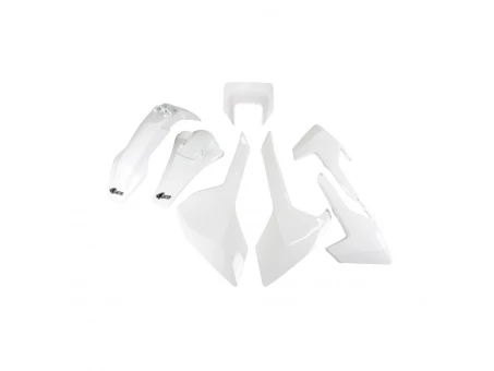 Kit complet plastice UFO HUSQVARNA TX/TE/FE 17-19 Z culoare Alb (HU621E041) | HUKIT621041
