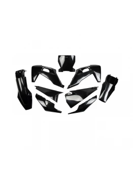 Kit complet plastice UFO HUSQVARNA TC 125/250 '19-'22, FC 250/350/450 '19-'22 culoare Negru (HU622E001)