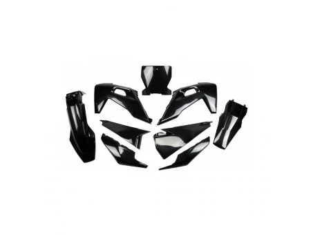 Kit complet plastice UFO HUSQVARNA TC 125/250 19-22, FC 250/350/450 19-22 culoare Negru (HU622E001) | HUKIT622001