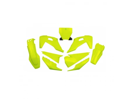 Kit complet plastice UFO HUSQVARNA TC 125/250 19-22, FC 250/350/450 19-22 culoare Galben FLUO (HU622DFLU) | HUKIT622DFLU