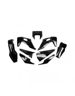 Kit complet plastice UFO HUSQVARNA TE 150 / 250 / 300 '20-'23, FE 250 / 350 / 450 / 501 '20-'23 Z culoare Negru (HU623E001)