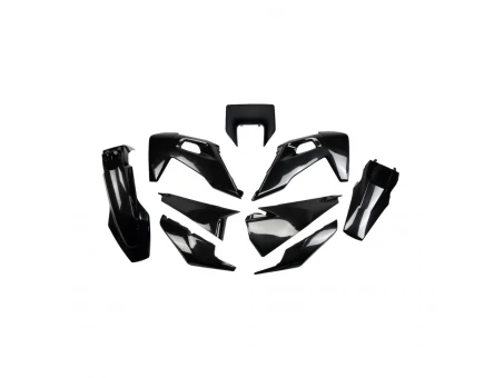 Kit complet plastice UFO HUSQVARNA TE 150 / 250 / 300 20-23, FE 250 / 350 / 450 / 501 20-23 Z culoare Negru (HU623E001) | HUKIT623001