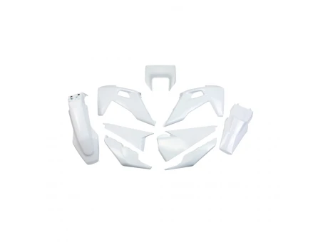 Kit complet plastice UFO HUSQVARNATE 150 / 250 / 300 20-23, FE 250 / 350 / 450 / 501 20-23 Z culoare Alb (HU623E041) | HUKIT623041