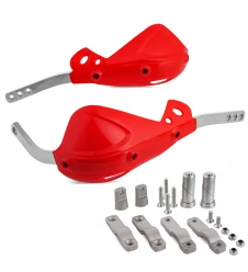 Set handguard rosu universal moto ATV