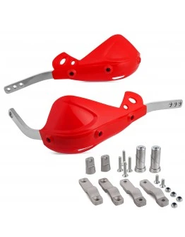 Set handguard rosu universal moto ATV
