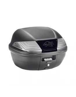 Top case KAPPA 40L MONOLOCK - Negru,Alb
