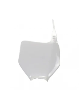 Placa numar start UFO KAWASAKI KX 125/250 '03-'08, KXF 250 '04-'08, KXF 450 '06-'08 culoare Alb - Inlocuieste KA03763041