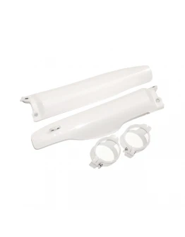 Protectie suspensie fata UFO KAWASAKI KX 125/250 '04-'08, KXF 250 '04-'05 culoare NEUTRAL (Z PROWADNICAMI) - Inlocuieste KA0376280 ORAZ KA03763280