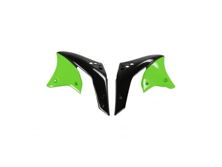 Protectie radiator UFO KAWASAKI KXF 250 06 culoare Negru/Verde | KA03767026
