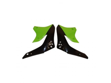Protectie radiator UFO KAWASAKI KXF 450 06 culoare Negru/Verde | KA03770026