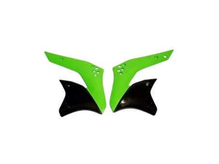 Protectie radiator UFO KAWASAKI KXF 250 07 culoare Verde/Negru | KA03783026