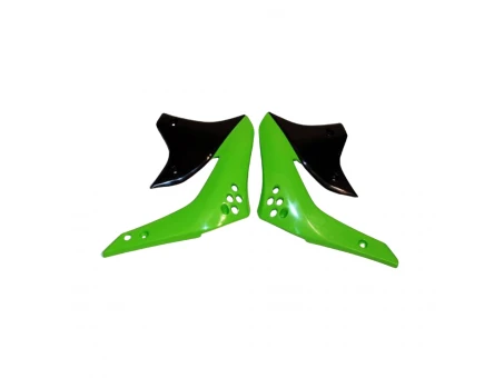 Protectie radiator UFO KAWASAKI KXF 450 07 culoare Verde/Negru | KA03784026
