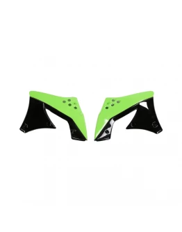 Protectie radiator UFO KAWASAKI KXF 250 '09-'12 culoare OEM (Verde/Negru)