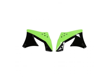Protectie radiator UFO KAWASAKI KXF 250 09-12 culoare OEM (Verde/Negru) | KA04703999