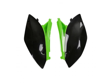 Carene laterale UFO KAWASAKI KXF 250 09-12 culoare OEM (Negru/Verde) | KA04706999