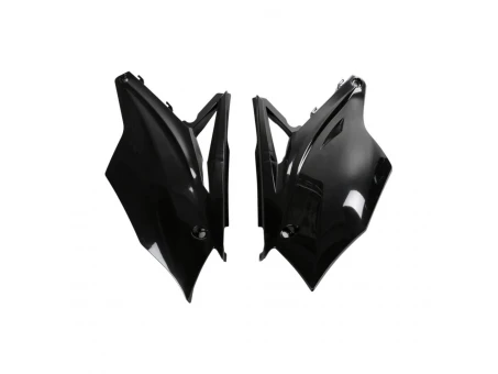 Carene laterale UFO KAWASAKI KXF 450 16-17, culoare Negru | KA04737001