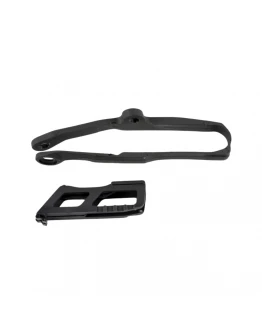 Set patina si ghidaj lant UFO KAWASAKI KXF 250 '17-20, KXF 450 '16-18, culoare Negru