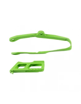 Set patina si ghidaj lant UFO KAWASAKI KXF 250 '17-20, KXF 450 '16-18, culoare Verde