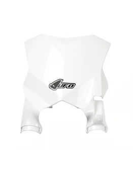 Placa numar start UFO KAWASAKI KXF 250 17-19, KXF 450 16-19 culoare Alb