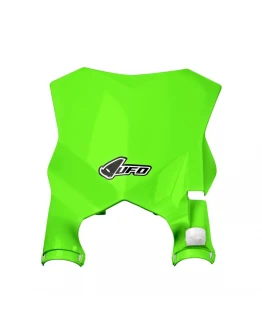 Placa numar start UFO KAWASAKI KXF 250 17-19, KXF 450 16-19 culoare Verde FLUO
